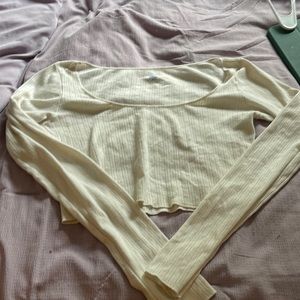 brandy Melville cropped long sleeve